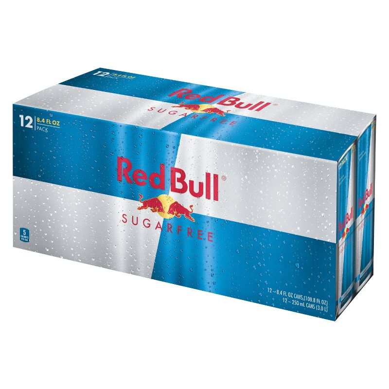 Red Bull Sugar Free Energy Drink - 12pk/8.4 fl oz Cans
