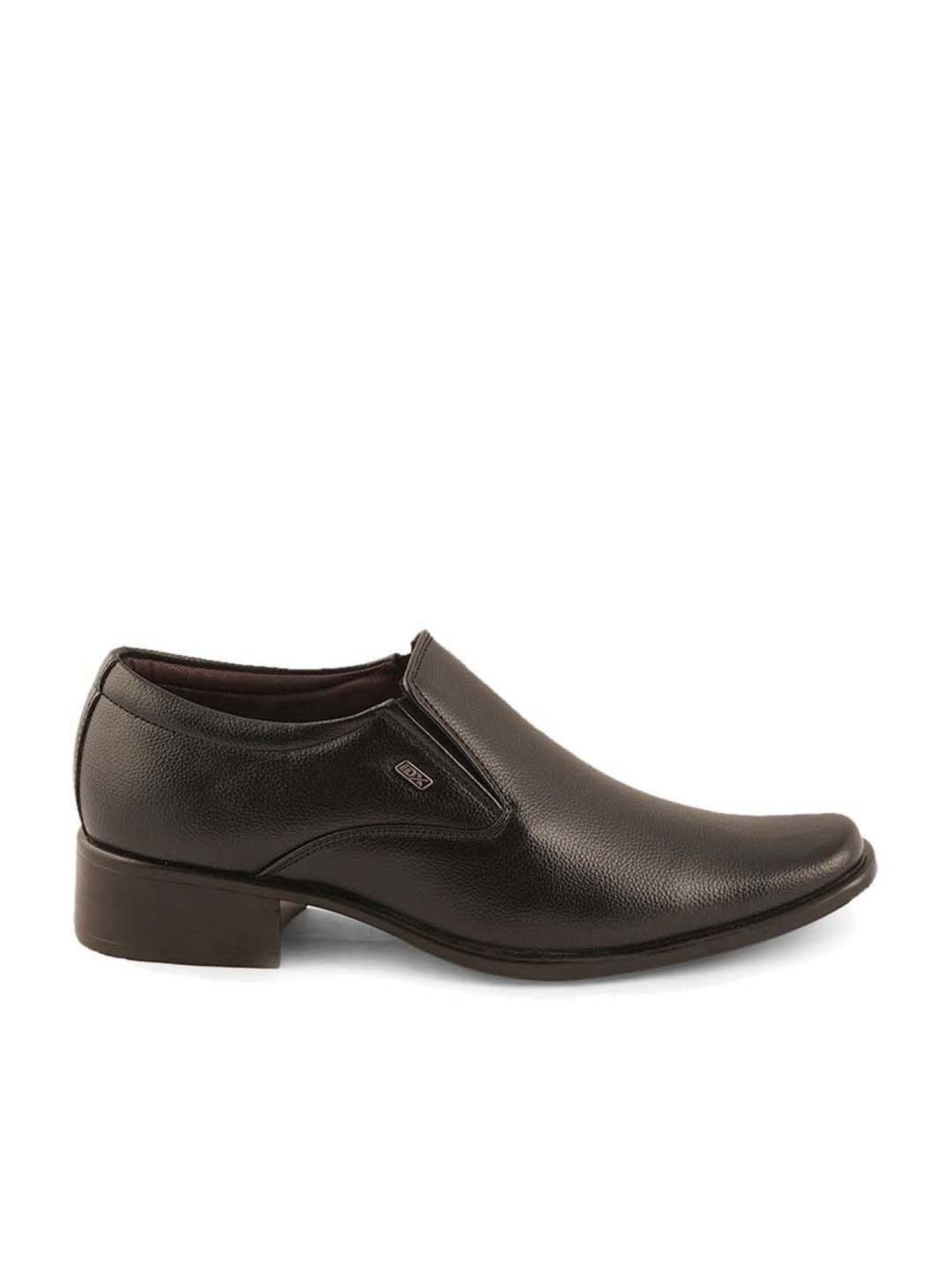 ID Men's Black Formal Slip-ons