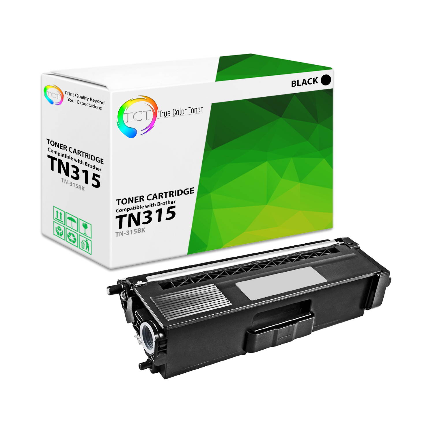 TCT Premium Compatible TN-315 TN315 TN315C Cyan Toner Cartridge Replacement for Brother HL-4150CDN 4570CDW 4570CDWT, MFC-9460CDN 9560CDW 9970CDW Printers (3,500 Pages)