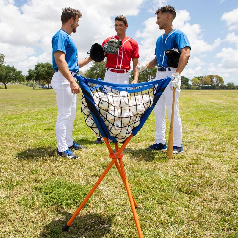 Training Equipment Heavy Duty Binding Polyester Net Baseball/Softball Caddy