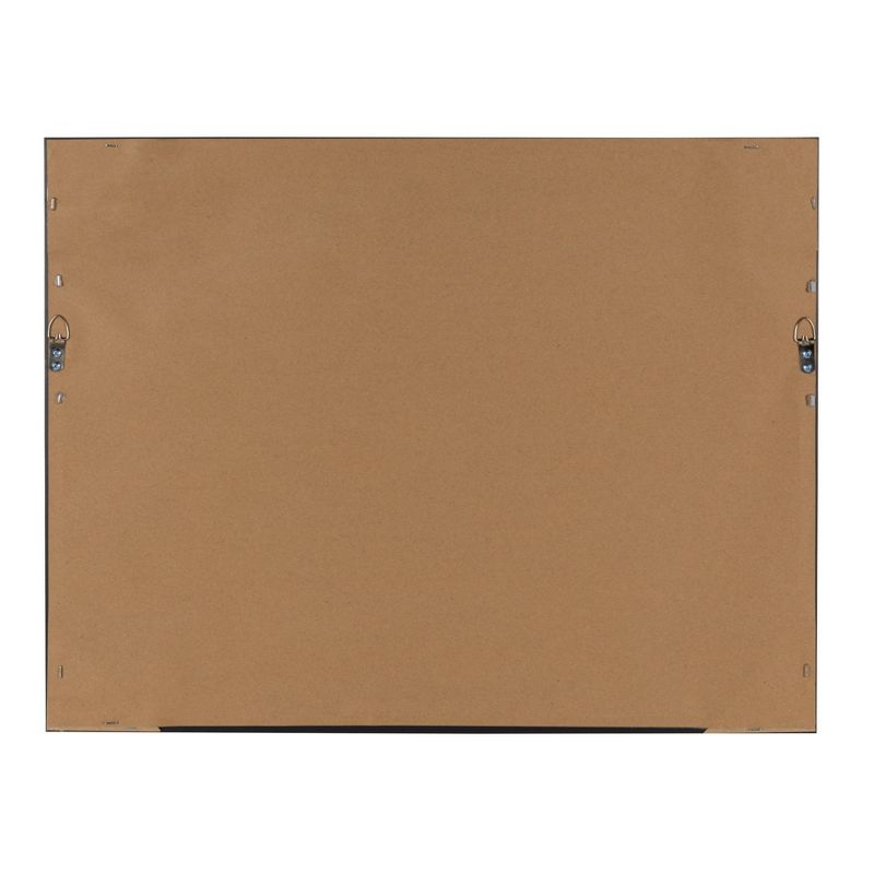 26" x 32" Sumpter Wood Framed Wall Organizer Rustic Brown - Kate and Laurel