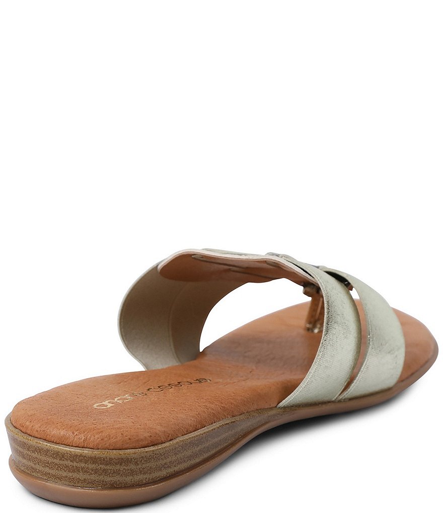 Andre Assous Elise Featherweights&trade; Elastic Leather Thong Sandals
