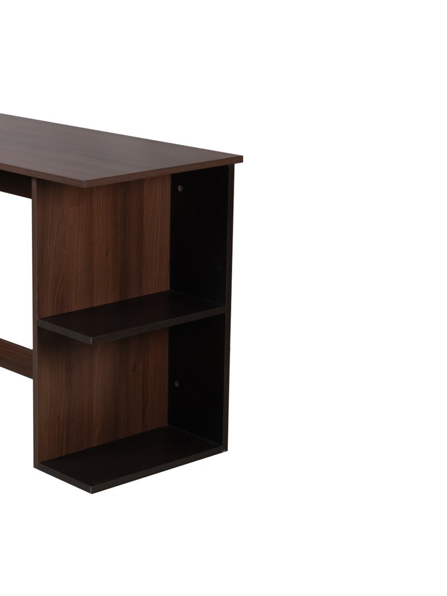 Delite Kom Valor Acacia Dark Beige Engineered Wood Free Standing Study Table