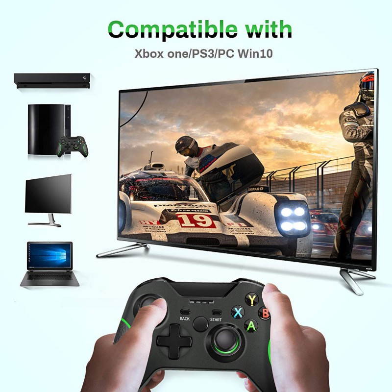 Wireless Game Controller Gamepad Joystick For Microsoft Xbox One PC PS3 US