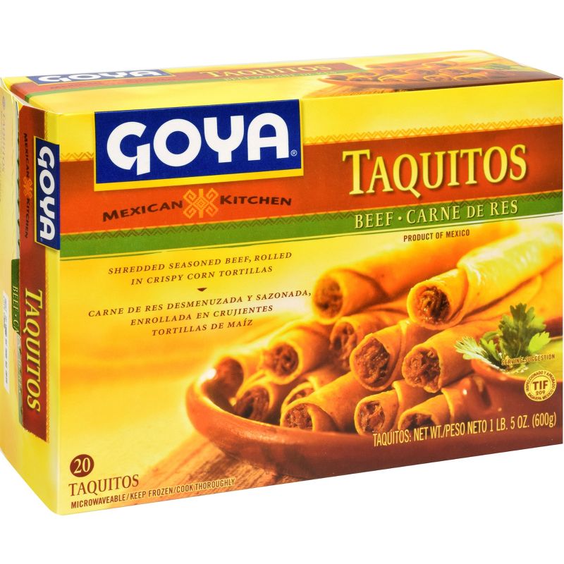 Goya Mexican Kitchen Frozen Beef Taquitos - 21.16oz