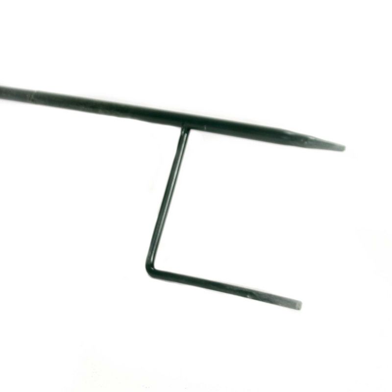 Home & Garden 31.0" English Rose Stake Violet Garden Accent Regal Art & Gift  -  Decorative Garden Stakes