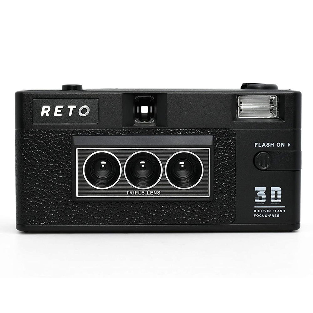 Reto 3D Classic 35mm Film Camera Bundle with 35mm 400 ISO Color Negative Film, 36 Exposures
