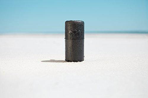 House of Marley, Chant Sport Bluetooth Speaker, Designed to Float, Waterproof/Dust Resistant IP67, Integrated Mic, Fits In Most Cup Holders & Bottle Cages, Carabiner Clip, Outdoor, EM-JA009-BK Black