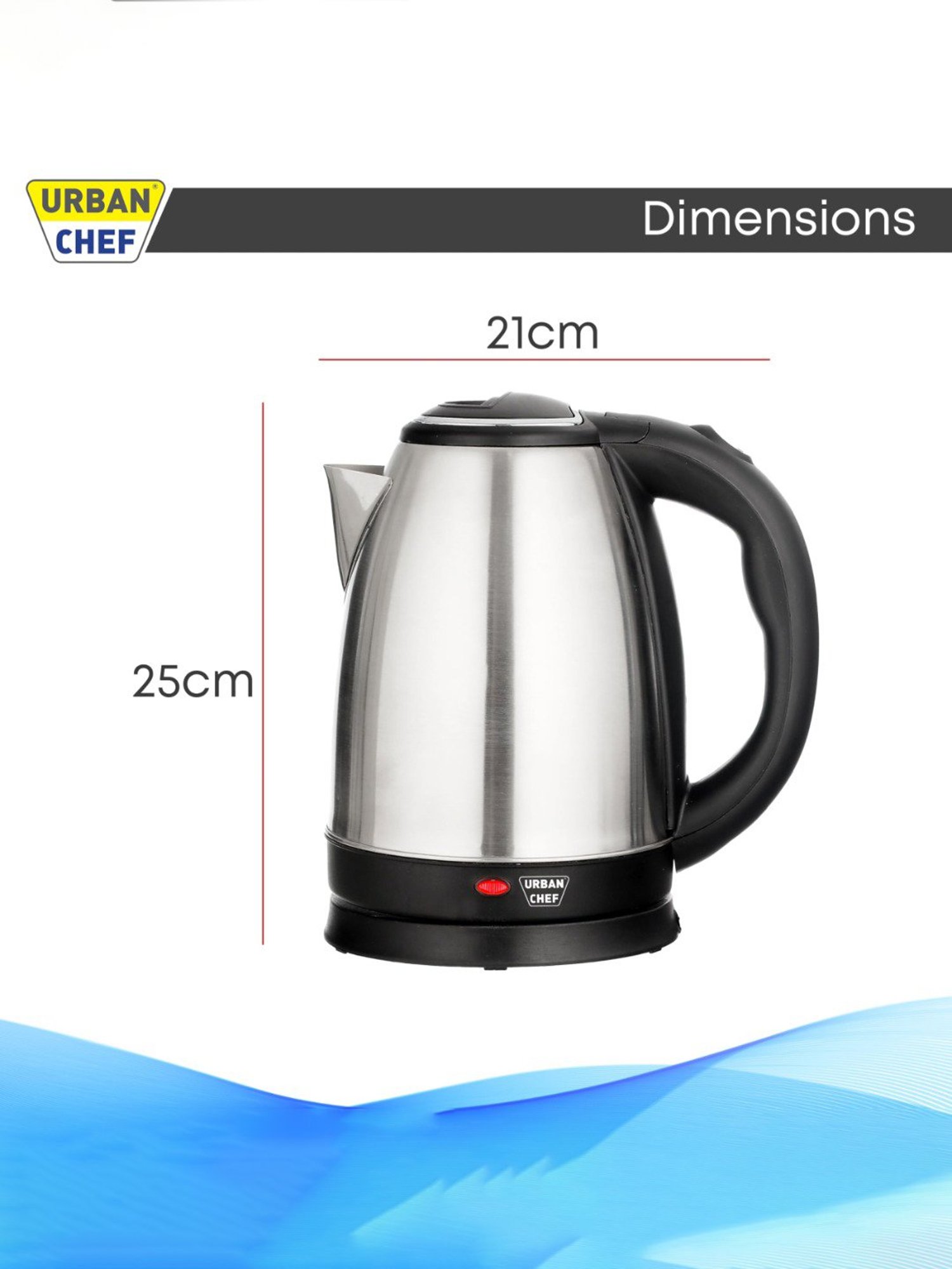 Pigeon by Stovekraft Swift Multi Cook Kettle 1.5L (Blue)