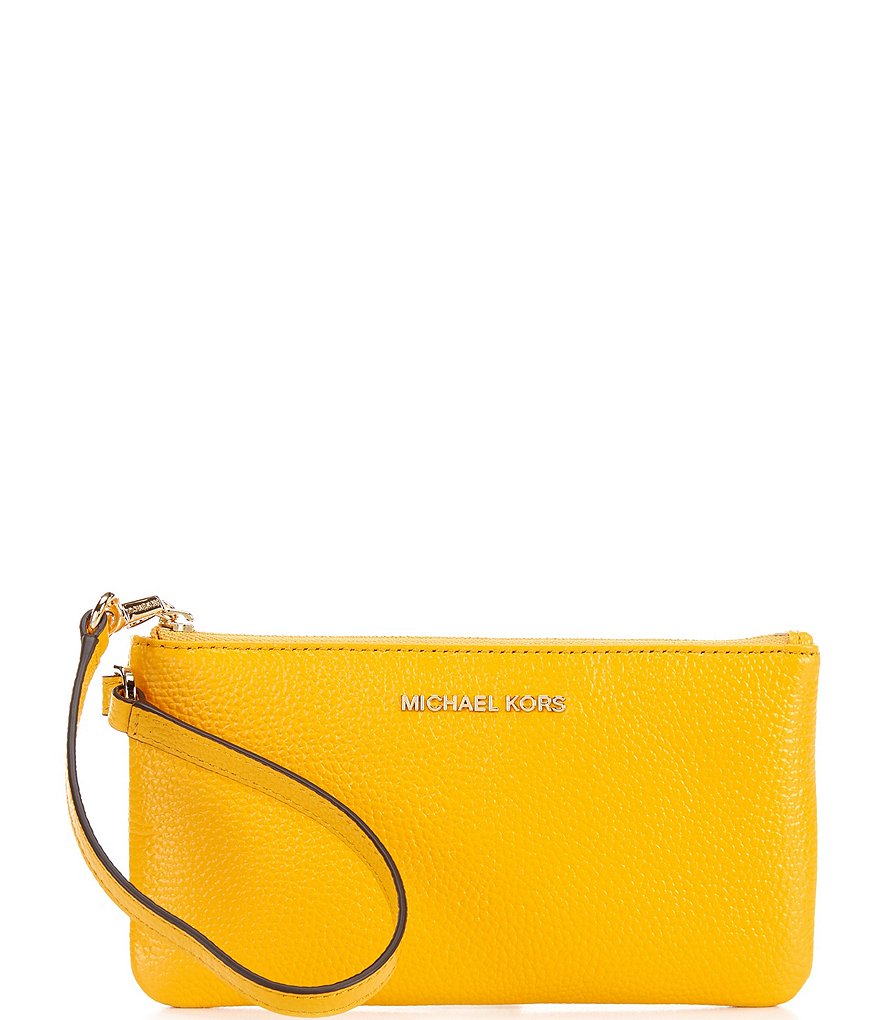 Michael Kors Jet Set Leather Medium Wristlet