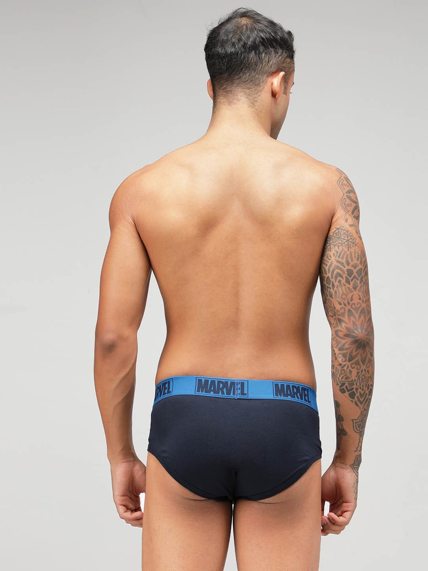Zoiro Navy & Sky Driver Regular Fit Briefs - Pack Of 2