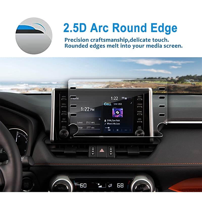 Car Navigation Screen Protector for 2019 2020 Corolla Hatchback 8Inch Tempered Glass 9H Hardness Car Infotainment Display Center Touch Protective Film ScratchResistant 2019 8Inch