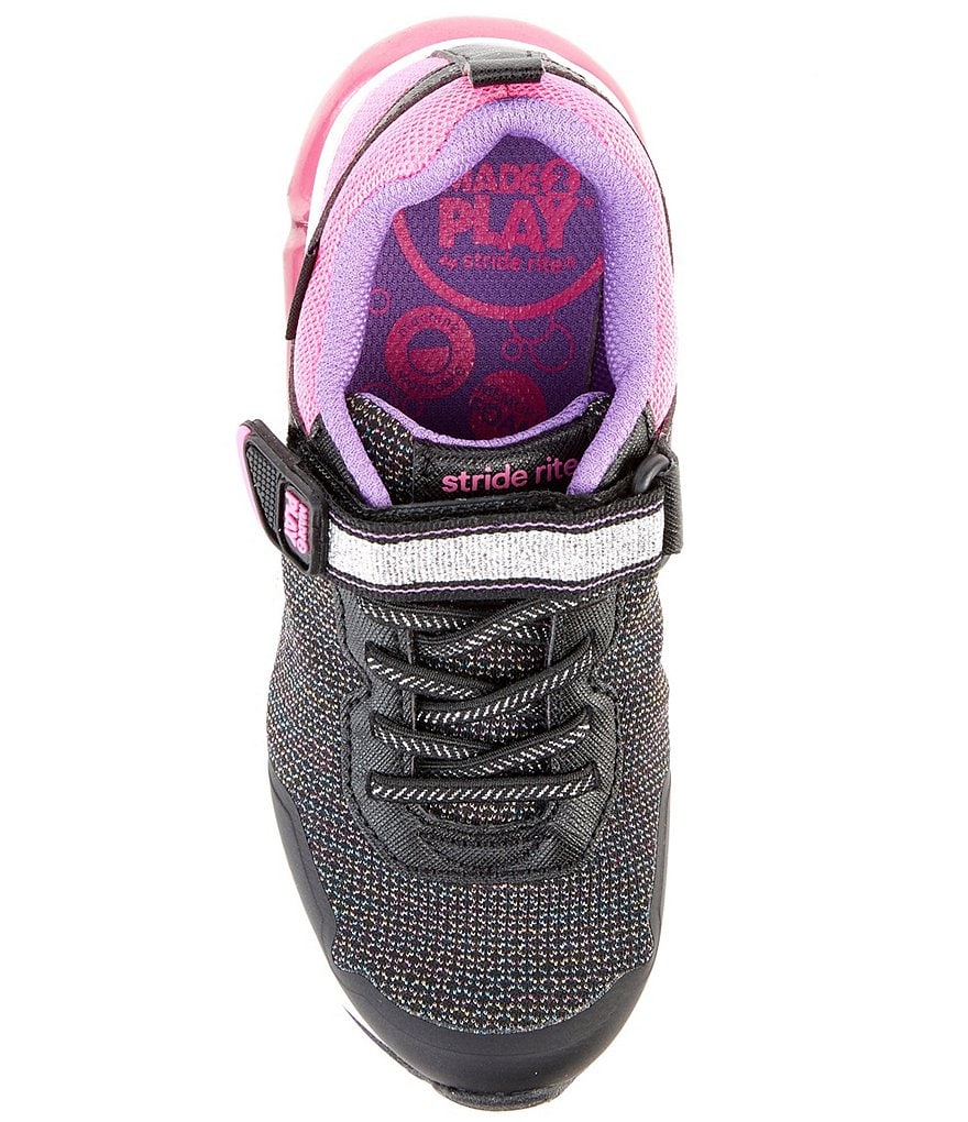 Stride Rite Girls' Radiant Bounce Made2Play Lighted Washable Sneakers (Youth)
