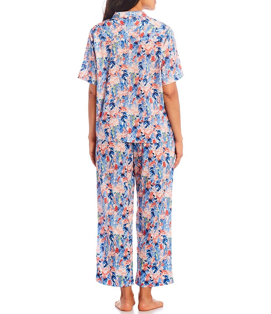 Cabernet Printed Woven Coordinating Pajama Set