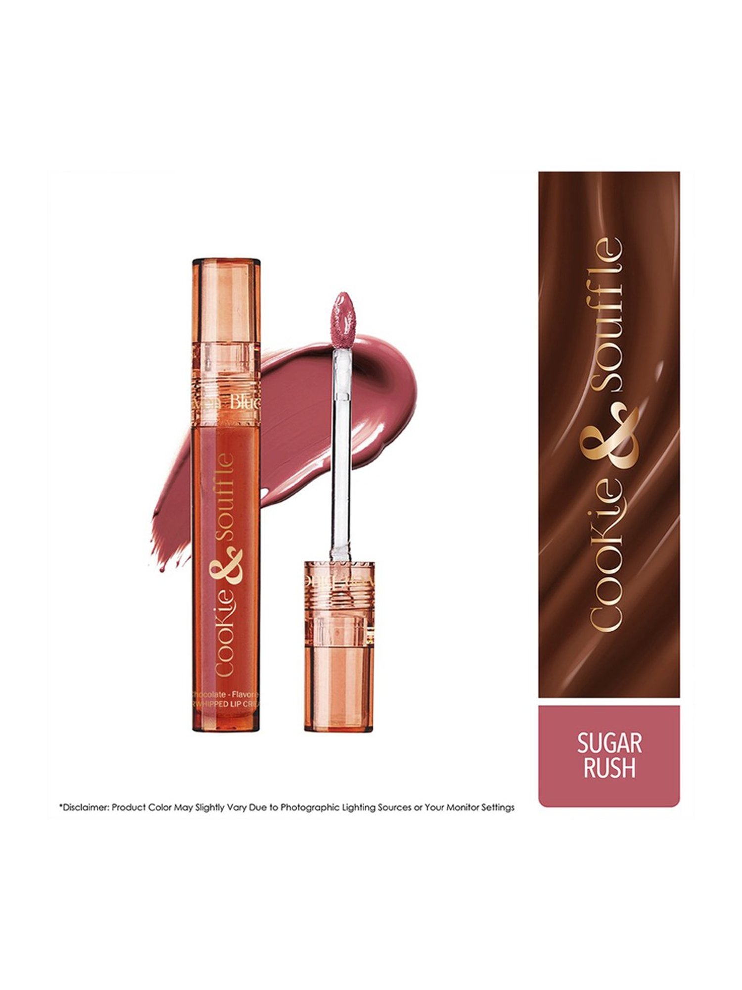 Blue Heaven Cookie & Souffle Chocolate - Flavored Airwhipped Lip Cream Sugar Rush - 3.2 ml