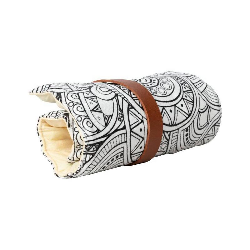 Tulip 20ct Fine Tip Fabric Markers with Roll-Up Case - Rainbow