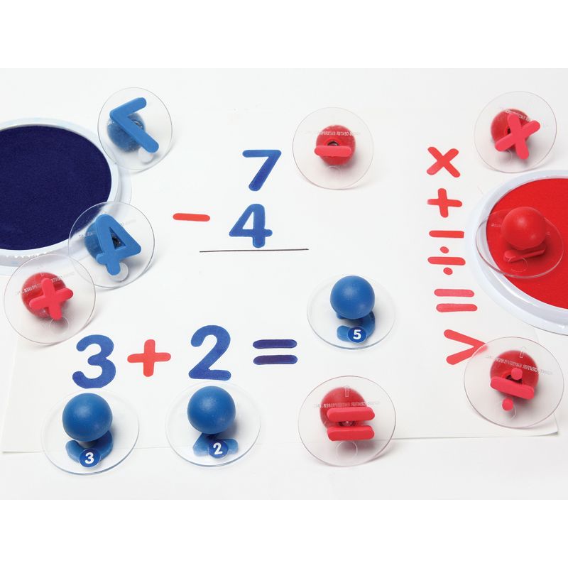 Ready 2 Learn Giant Stampers - Math Signs - Set of 10