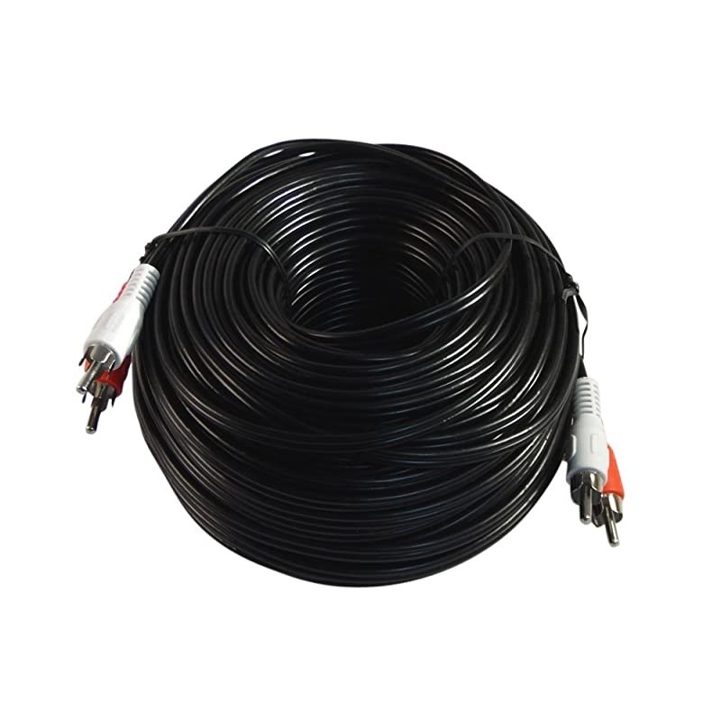 Store 100 Foot RCA Audio Cable 2 Male to 2 Male