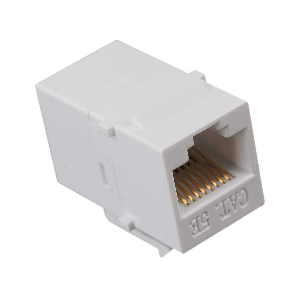 BQLZR Female Cat5 RJ45 Keystone Wall Jack Plug Coupler 8p8c Adapter Set of 50