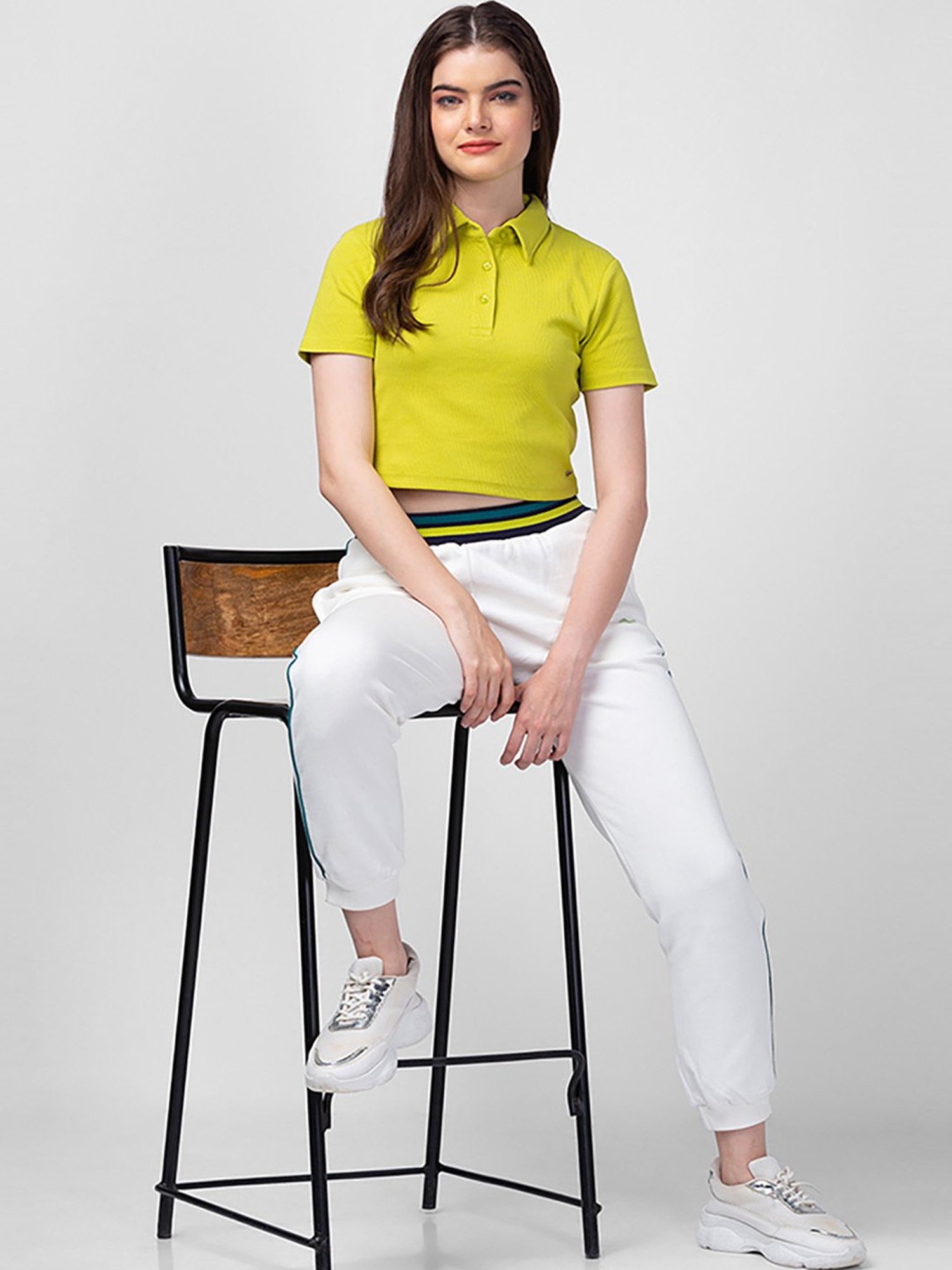 KENDALL + KYLIE Black Cotton Sports Tights