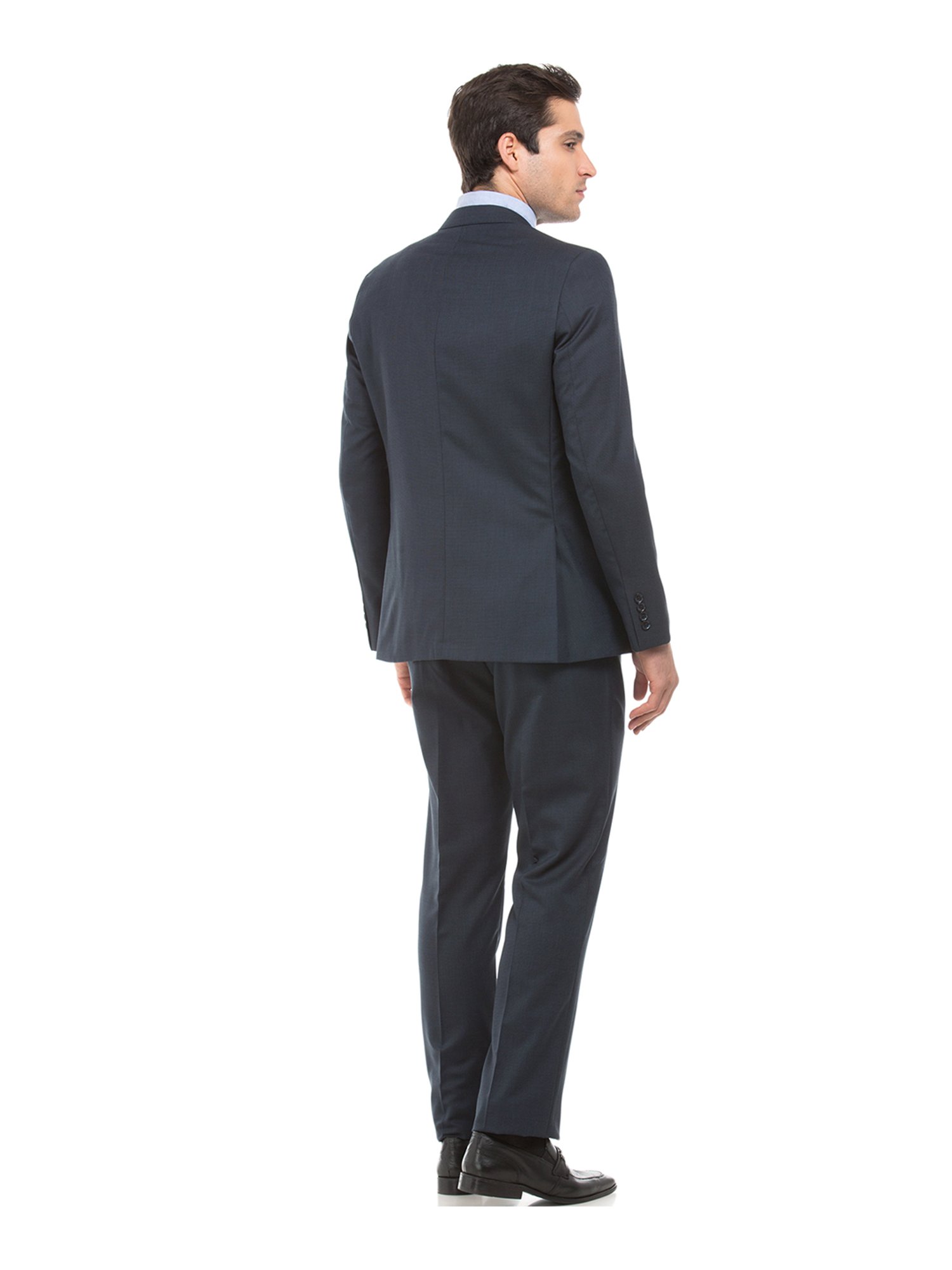 Arrow Navy Regular Fit Two Piece Suit