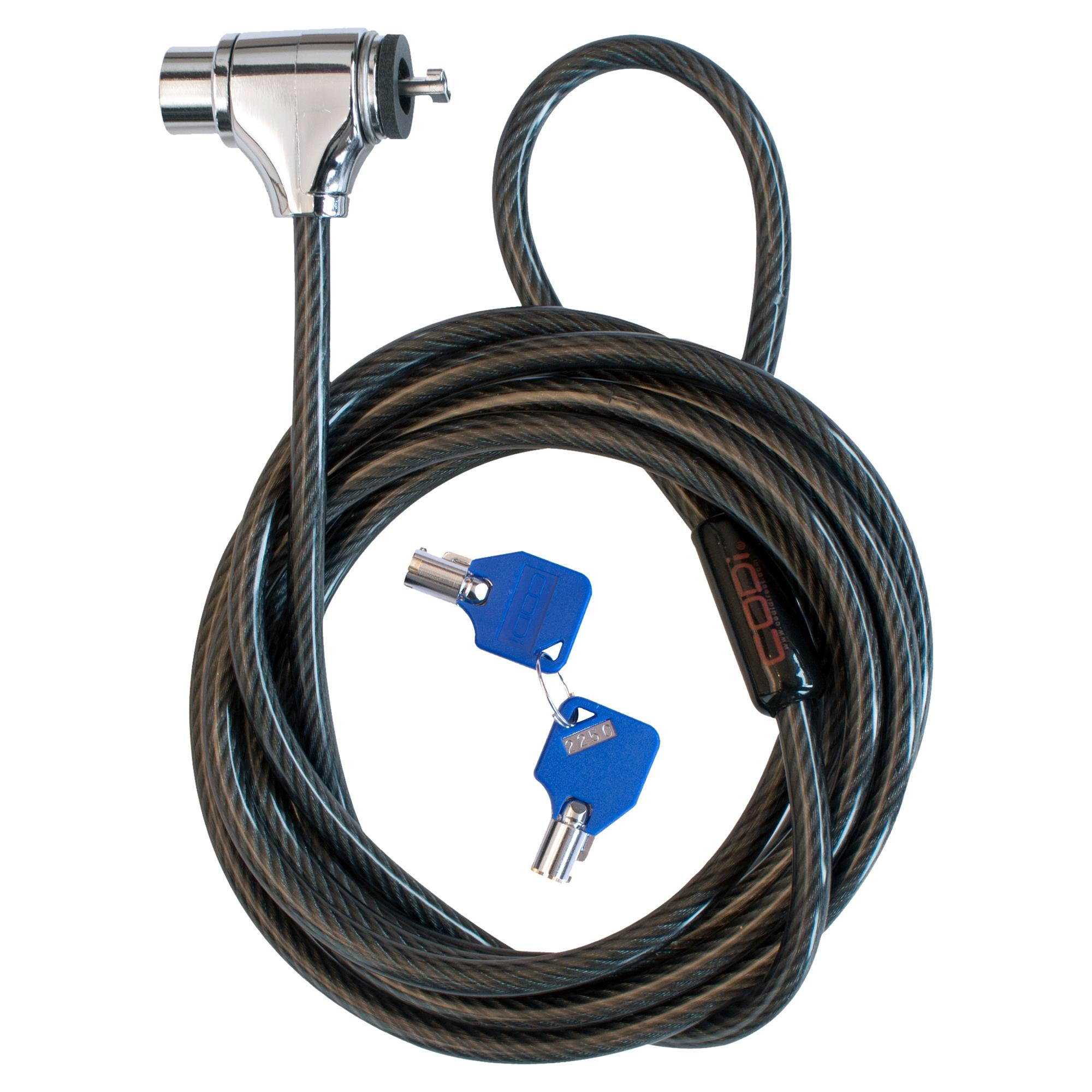 Codi Key Cable Lock - Steel, Galvanized Steel - 6 ft