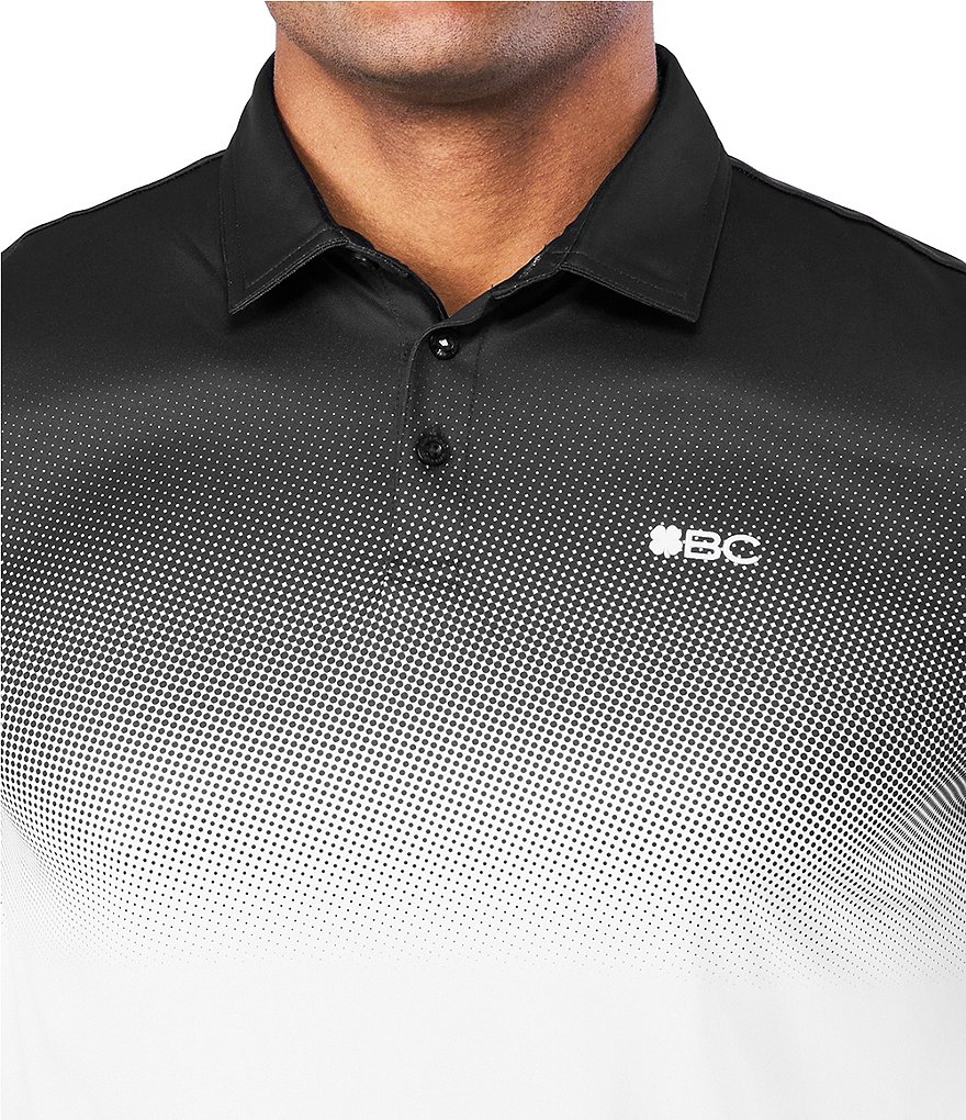 BLACK CLOVER Short-Sleeve Fade Golf Polo