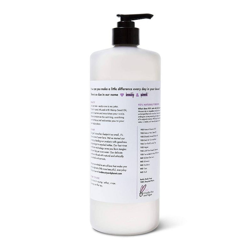 Love Beauty and Planet Soothe and Nourish Hemp Seed Shampoo - 32 fl oz