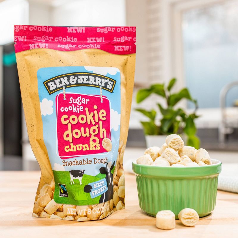 Ben & Jerry's Frozen Sugar Cookie Dough Chunks - 8oz