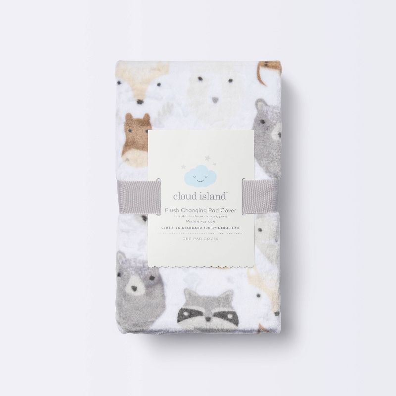 Plush Changing Pad Cover Woodland Animals - Cloud Island™