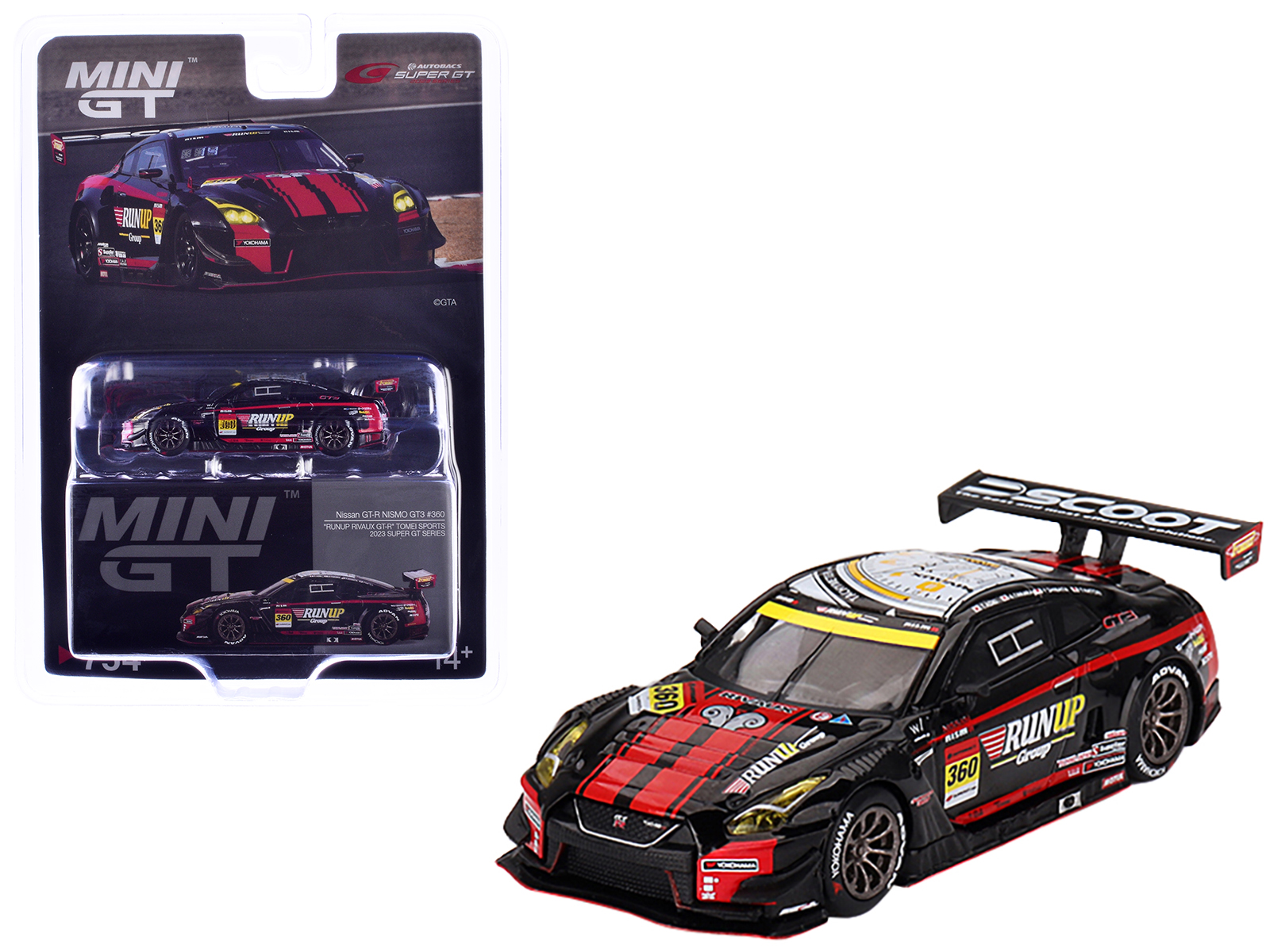 Nissan LB-Silhouette WORKS GT 35GT-RR Ver.2 RHD (Right Hand Drive) #23 Tetsuya Hibino "LB Racing - Formula Drift" (2022) 1/18 Model Car by Top Speed