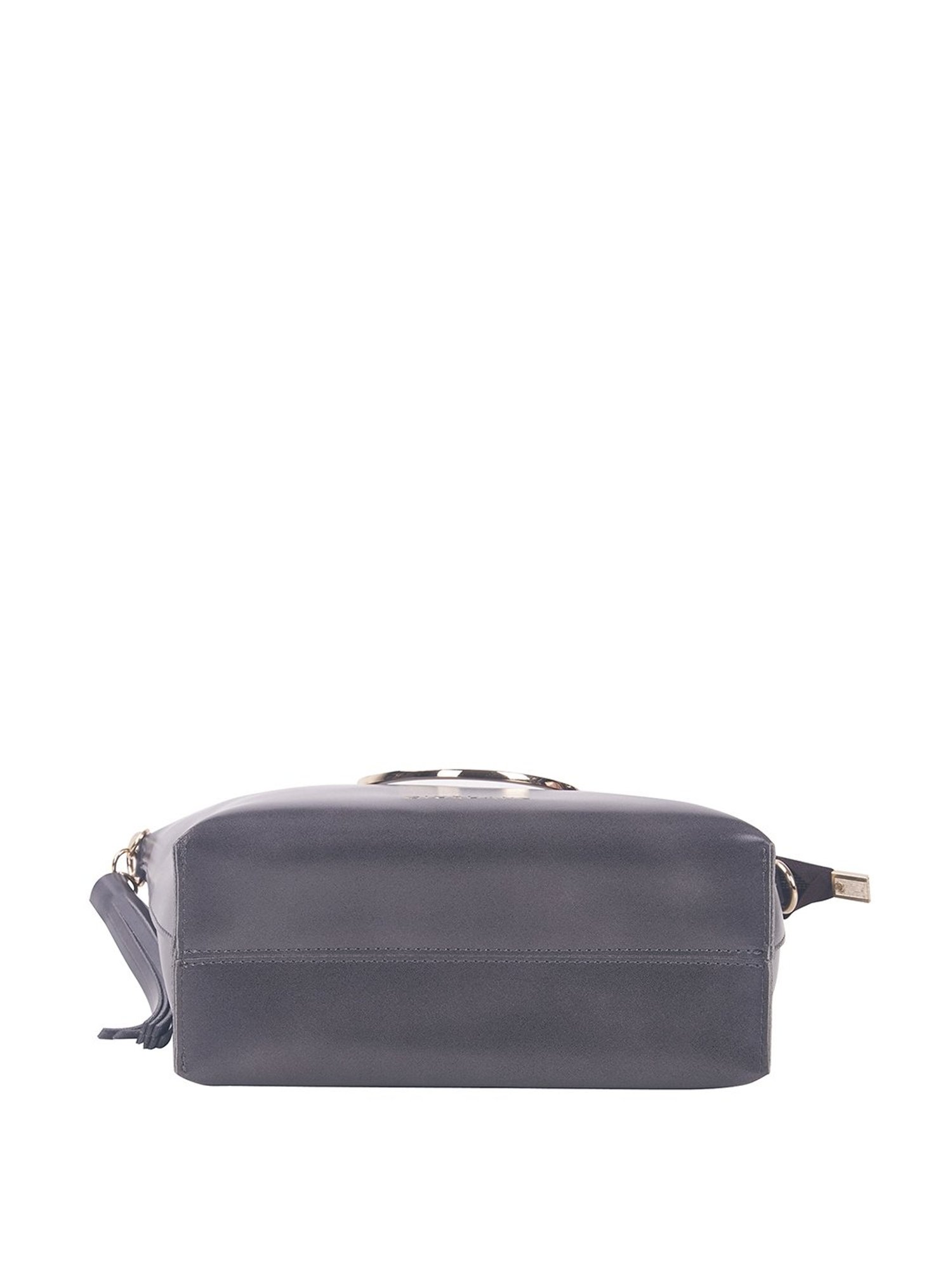 Giordano Grey Textured Medium Sling Handbag