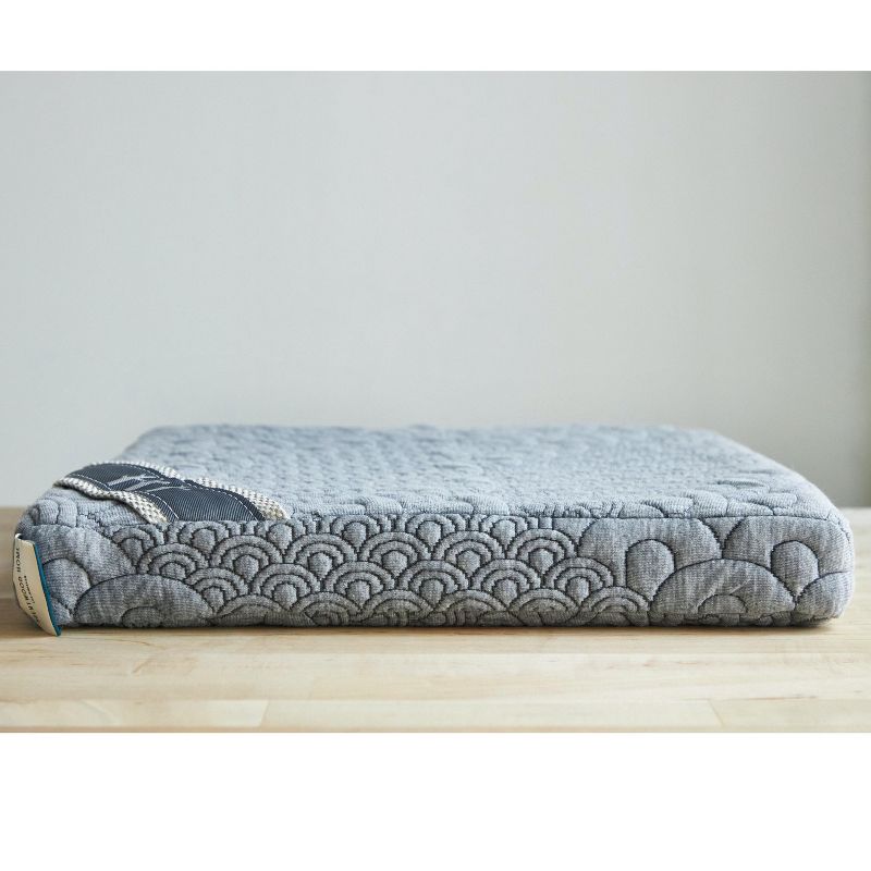 Brentwood Home Eco-Comfy Memory Foam Seat Cushion - Cooling Charcoal-Infused Memory Foam and Washable Cover