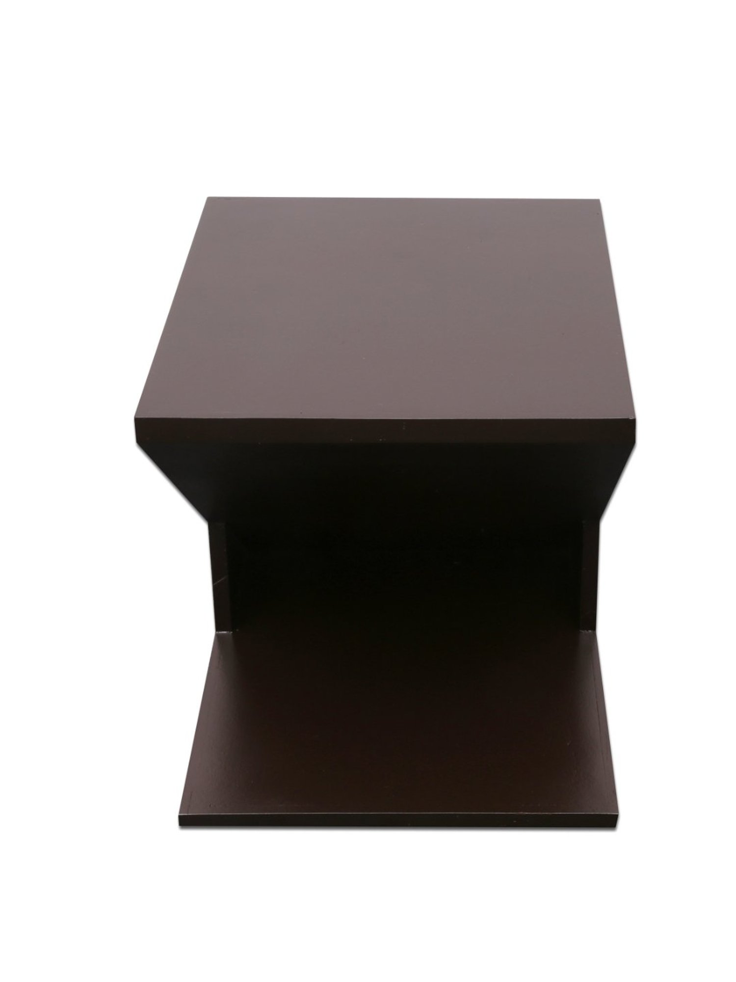 Ikiriya Berlin Dark Brown Wood Bedside End Table