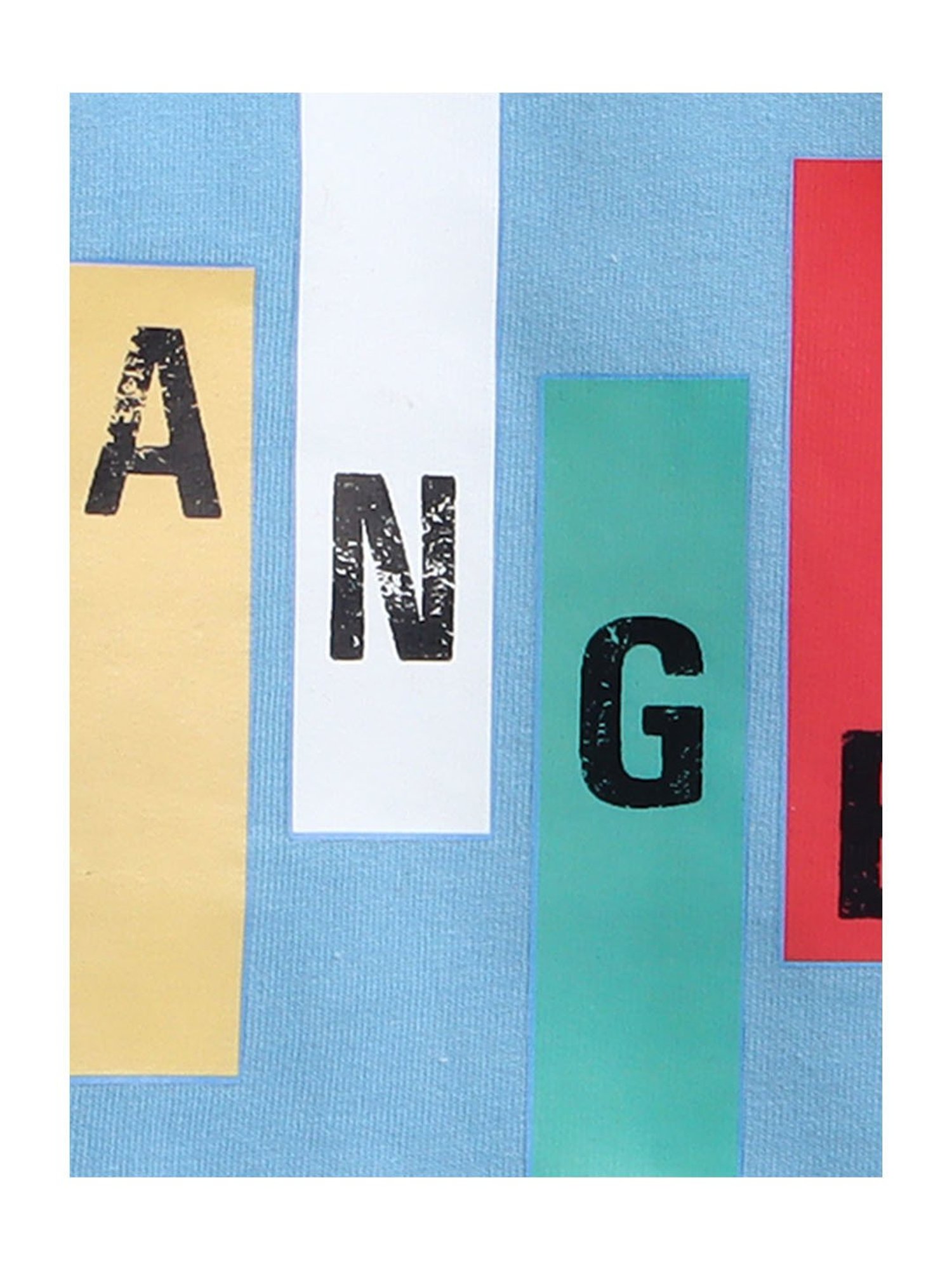 Bumzee Kids Light Blue Printed Full Sleeves Sweatshirt