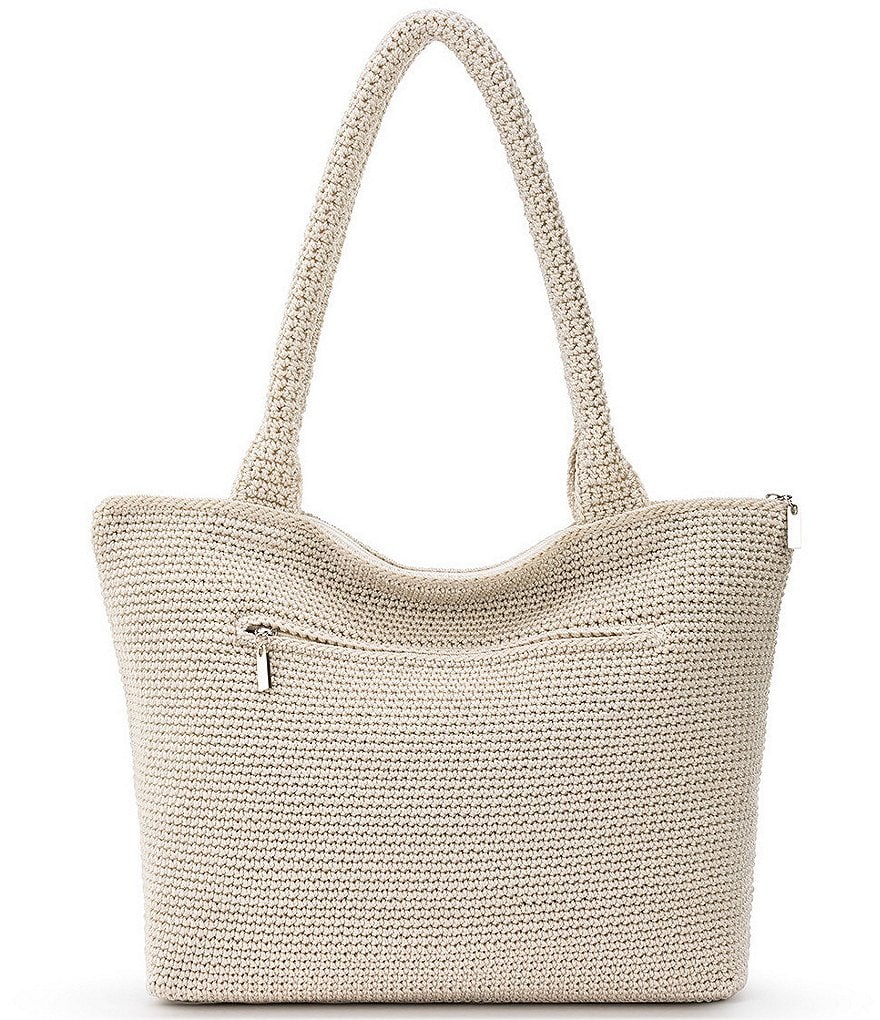 The Sak Gen Crafted Classics Floral Crocheted Carryall Tote Bag