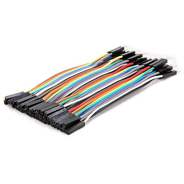 120pcs 10cm Male To Female Jumper Cable Dupont Wire For Arduino