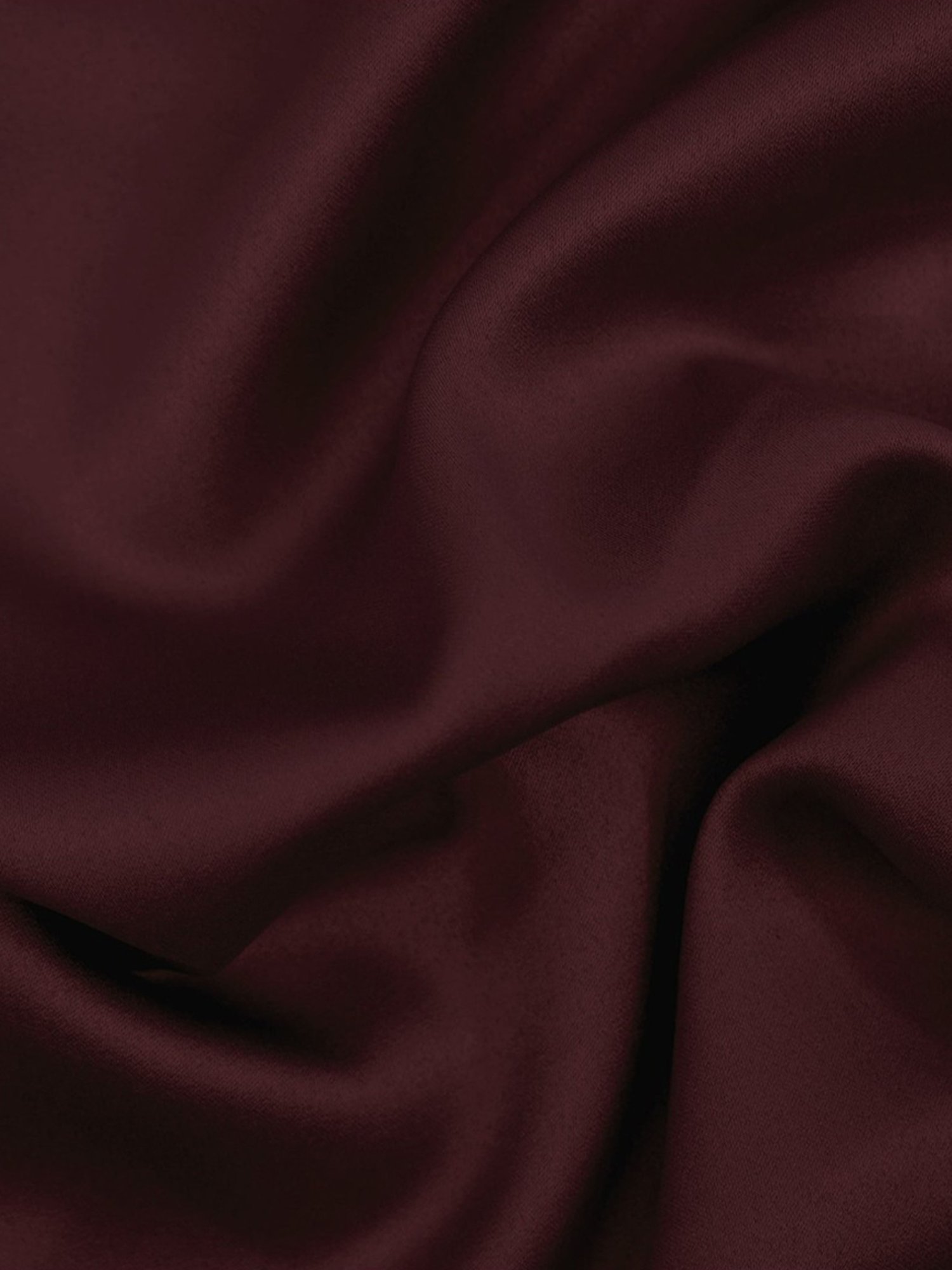 Stoa Paris Date Night Collection Velvet Wine Polyester 300 TC Double Bed Sheet With 2 Pillow Covers