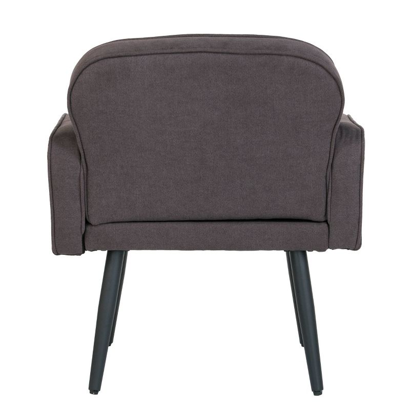 Purmly Upholstered Accent Chair Charcoal/Black - Holly & Martin