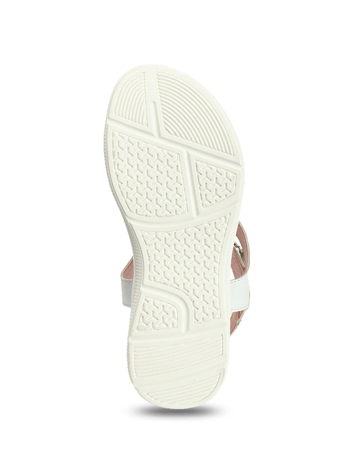 CL Sports by Carlton London Women's White Ankle Strap Wedges