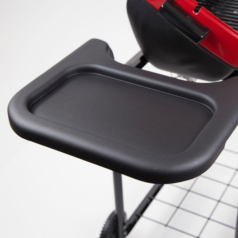 Americana Electric Cart Grill with Polymer Side Tables and Shelf Model 9359W5.181 - Meco