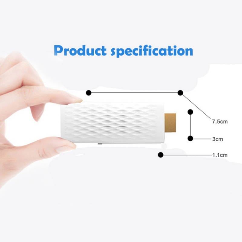 Wireless Wifi Airplay Phone Screen To HDMI TV Dongle Adapter Mirror Display