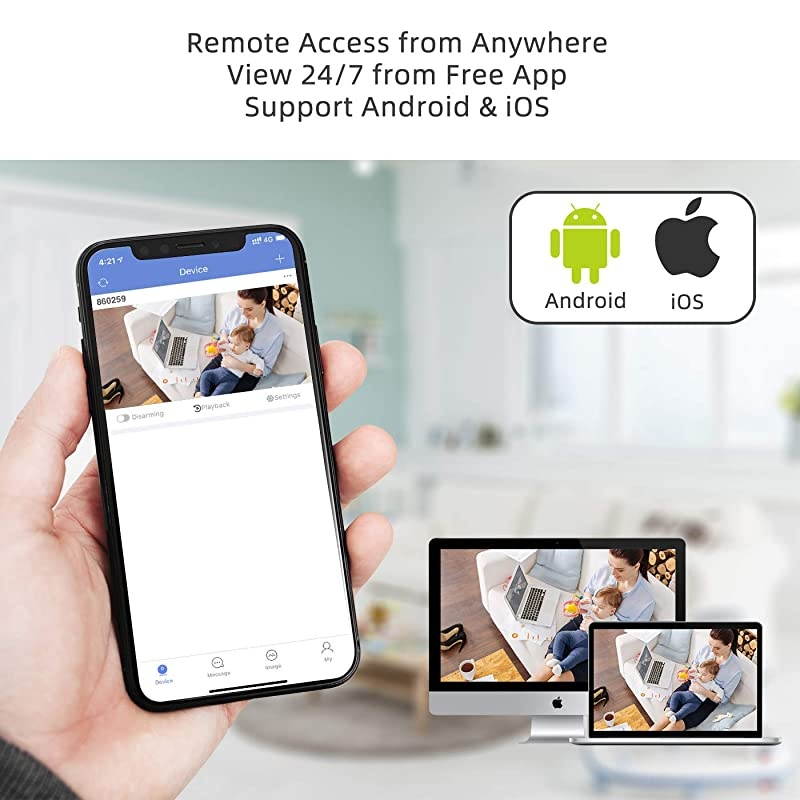 5MP 2TB? PoE 5MP Home Security Camera System, 8 Channel Camera Systems with 2TB Hard Drive and 8Pcs 5MP(2560 TVL) Outdoor Indoor IP Cameras, Plug and Play, Motion Detection, Night Vision