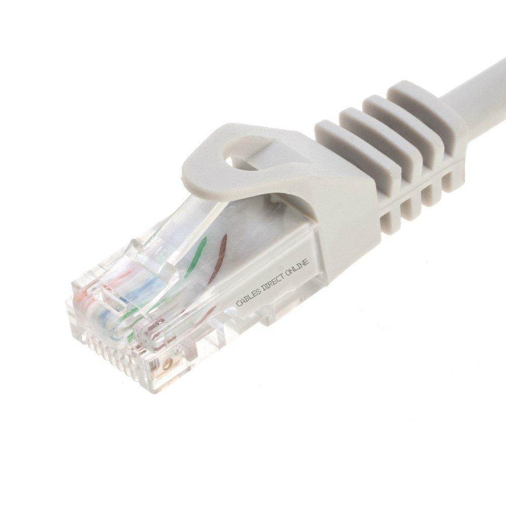 Cat6 200FT Networking RJ45 Ethernet Patch Cable Xbox \ PC \ Modem \ PS4 \ Router - (200 Feet) Gray