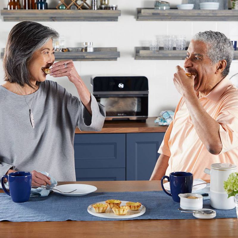 Instant Pot - Omni Plus 10-in-1 Air Fryer Toaster Oven - Black/Stainless Steel