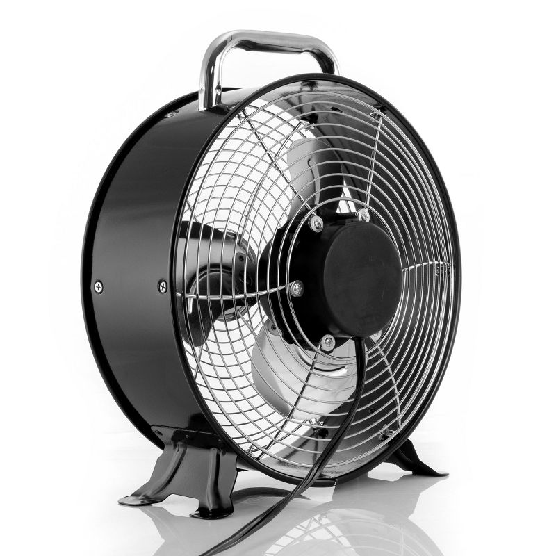 Air King 18" 1/6 HP 3-Speed Adjustable Height Floor Fan with Roll-About Stand