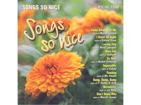 Pocket Songs Karaoke Cdg #1596 - Songs So Nice
