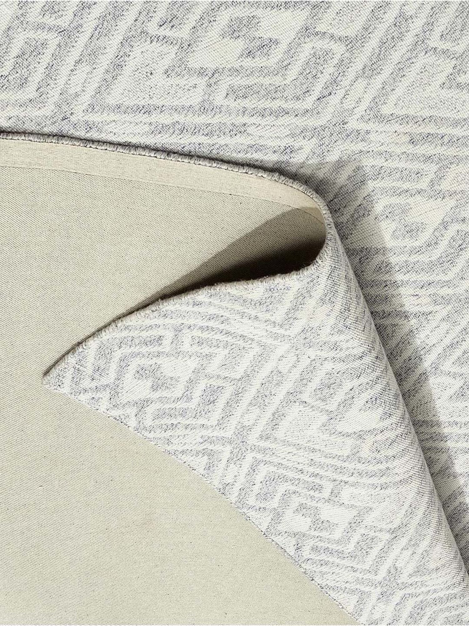 Fabindia Grey Polyester 1800 GSM Dhurrie