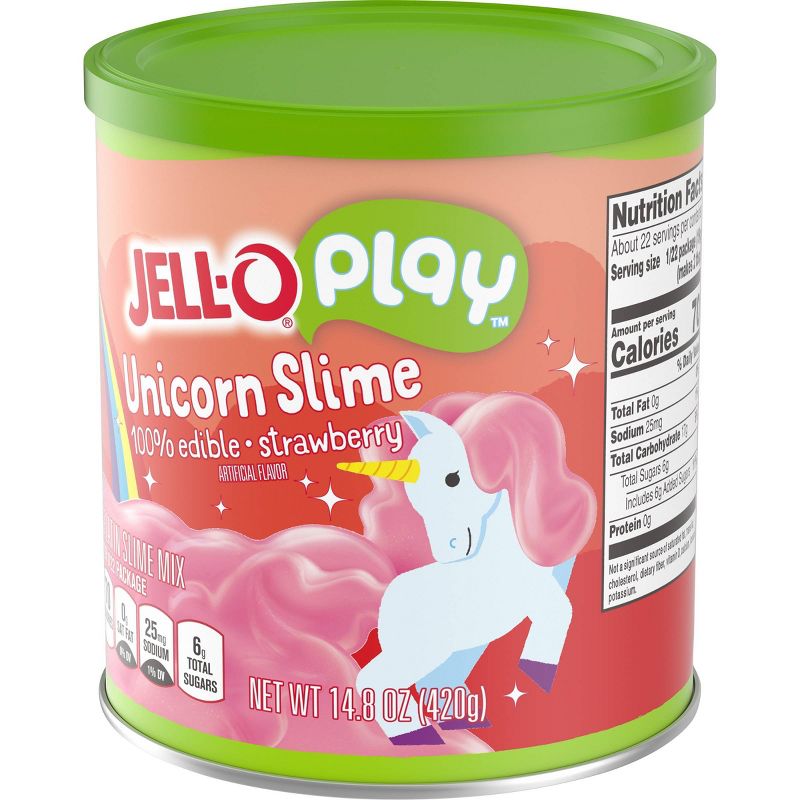 Jell-O Play Unicorn Slime Strawberry - 14.8oz