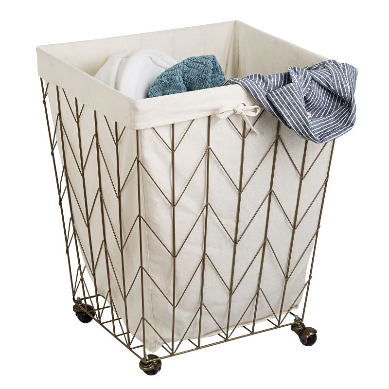 Honey-Can-Do Laundry Baskets Light Gold